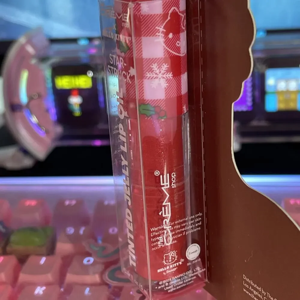 The Creme Shop Hello Kitty Lip Oil Christmas Tinted Jelly Starstruck Sanrio
